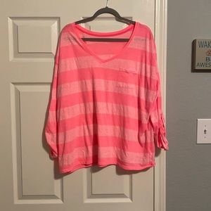 Neon pink top